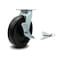 Service Caster 8 Inch Polyolefin Caster with Ball Bearing and Brake/Swivel Lock SCC-30CS820-POB-TLB-BSL - alternate 1